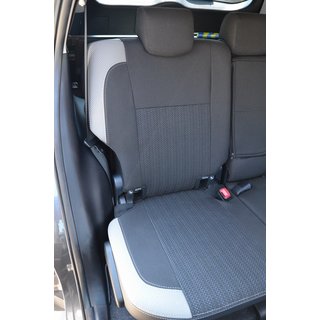 Авточехлы (Эко-кожа↗Ткань, Premium) Toyota Rav 4 2013-2018 гг. фото 4