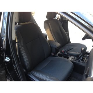 Авточехлы (Эко-кожа↗Ткань, Premium) Toyota Corolla 2013-2019 гг. фото 3