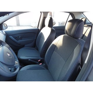 Авточехлы SoyuzAuto Premium Dacia Logan II 2013-2022 гг. фото 1
