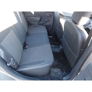 Авточехлы (Эко-кожа↗Ткань, Premium) Renault Logan II 2013-2022 гг. фото 2