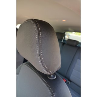 Авточехлы (Эко-кожа↗Ткань, Premium) Volkswagen Golf 7/E-Golf 2012-2020 гг. фото 4