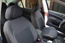 Skoda Superb 2001-2009 гг. Авточехлы (Эко-кожа↗Ткань, Premium) фото 3