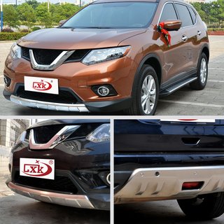 Передняя и задняя накладки V1 (2014-2016) Nissan X-trail T32/Rogue 2014-2021 гг. фото 1