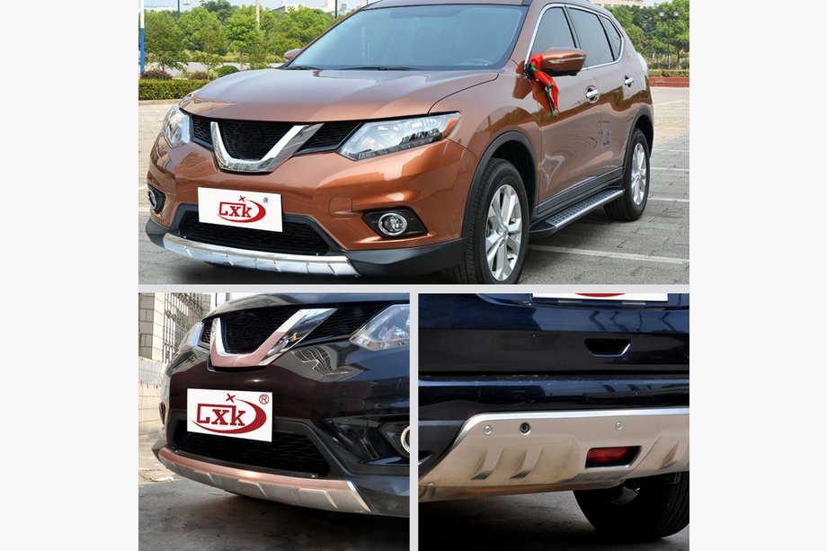Nissan X-trail T32/Rogue 2014-2021 гг. Передняя и задняя накладки V1 (2014-2016) Image