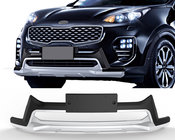 Kia Sportage 2015-2021 гг. Накладки на передний и задний бампер 2015-2019 V3 (пластик) фото 1