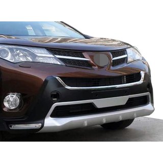 Передняя губа бампера (2013-2015) Toyota Rav 4 2013-2018 гг. фото 1