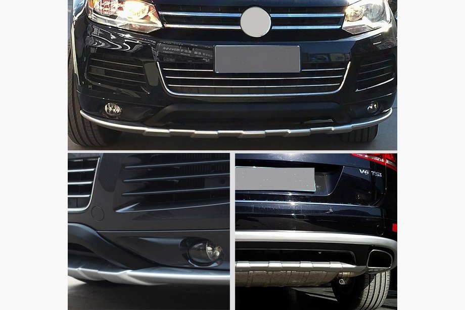 Volkswagen Touareg 2010-2018 гг. Передний и задний лип V1 (2010-2014) Image