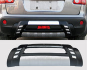 Nissan Qashqai 2010-2014 гг. Задний диффузор V2 (серый пластик) фото 1