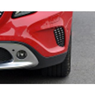 Решетка бампера (2 шт) Mercedes GLA X156 2014-2019 гг.