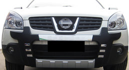 Nissan Qashqai 2007-2010 гг. Передний диффузор V2 (пластик) фото 1