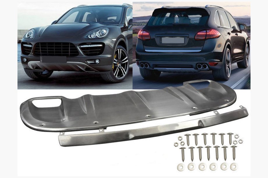 Porsche Cayenne 2010-2017 гг. Передние и задние накладки на бампер Cixtai (2010-2014) Image