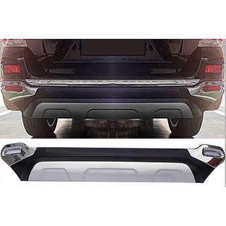 Накладка на задний бампер (2011-2013) Toyota Highlander 2008-2013 гг. фото 1