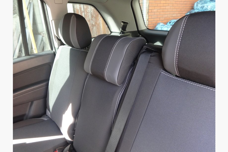 Авточехлы (Экокожа↗Ткань, Premium) Image