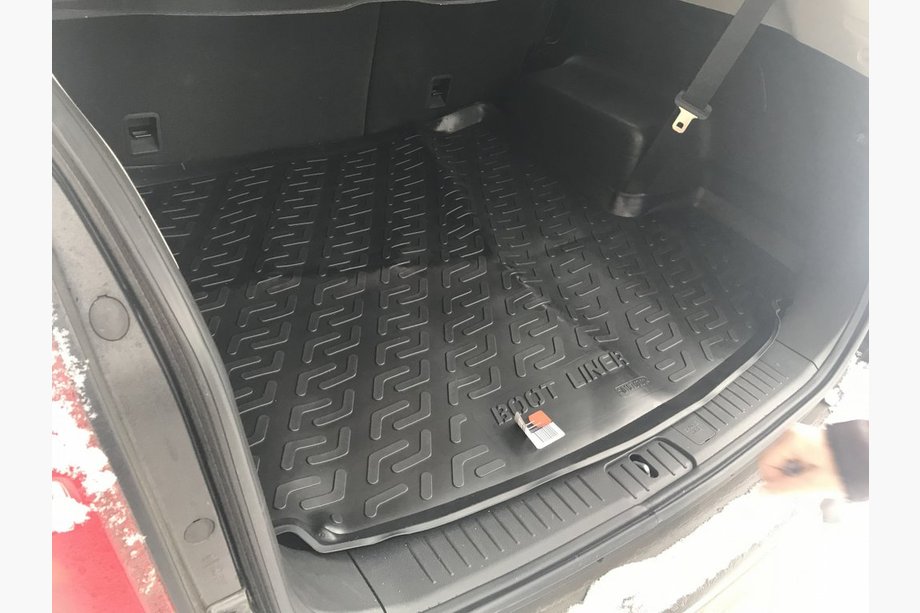 Chevrolet Captiva 2006-2019 гг. (5 мест) Резиновый коврик багажника (Loker Premium) Image