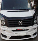 Volkswagen Crafter 2006-2016 гг. Накладка на передний бампер 2012↗ (AMG, под покраску) фото 2