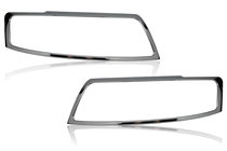 Audi A4 B6 2000-2004 гг. Накладки на Фары (2 шт., ABS) фото 1