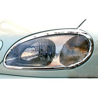 Накладки на фары (2 шт., Пластик) Daewoo Lanos 1998-2017 гг.