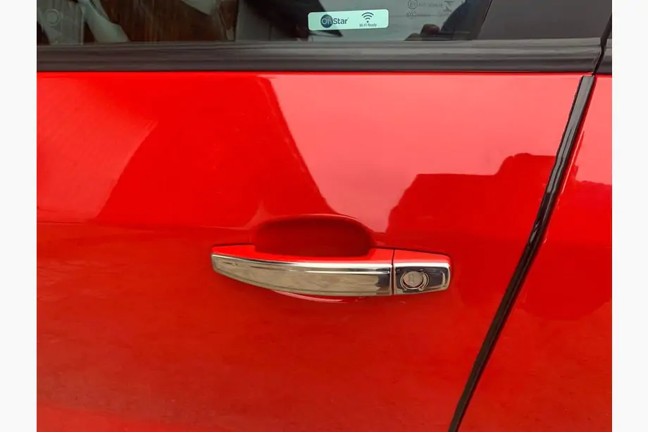 Opel Astra H 2004-2013 гг. Хромированные Накладки на Ручки УЗКИЕ (4 шт., Нерж., Omsa) Image