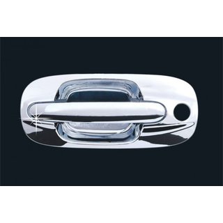Накладки на дверные ручки (4 шт, Хром) Hyundai Trajet 2000-2007 гг.