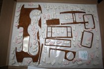 Hyundai Tucson JM 2004- гг. Накладки на панель под дерево (США) фото 1