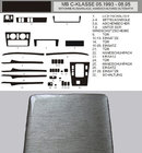 Mercedes C-class W202 1993-2001 гг. АКЦИЯ! Накладки на панель под алюминий (1993-1995) фото 1