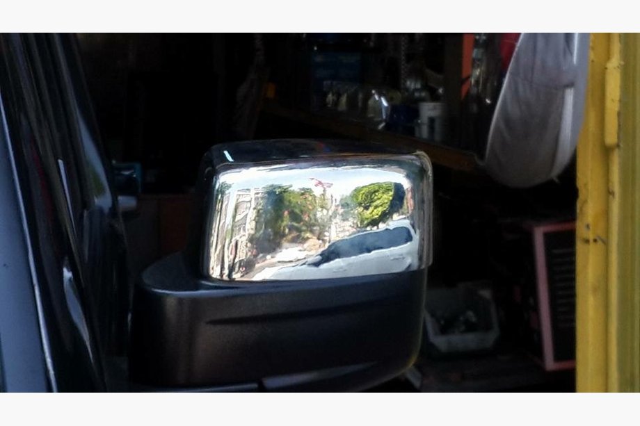 Mitsubishi Colt 2004-2012 гг. Накладки на Зеркала (2 шт., Нержавейка) Image