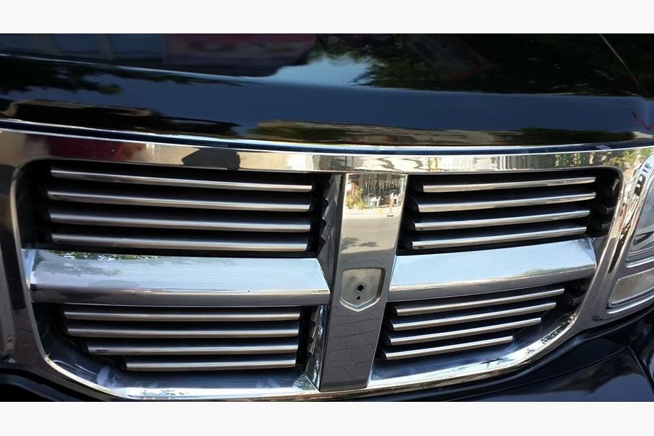 Dodge Nitro 2006-2011 гг. Хромированные накладки на решетку радиатора (нержавейка) Фото 2