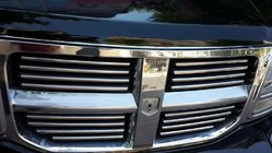 Dodge Nitro 2006-2011 гг. Хромированные накладки на решетку радиатора (нержавейка) фото 2