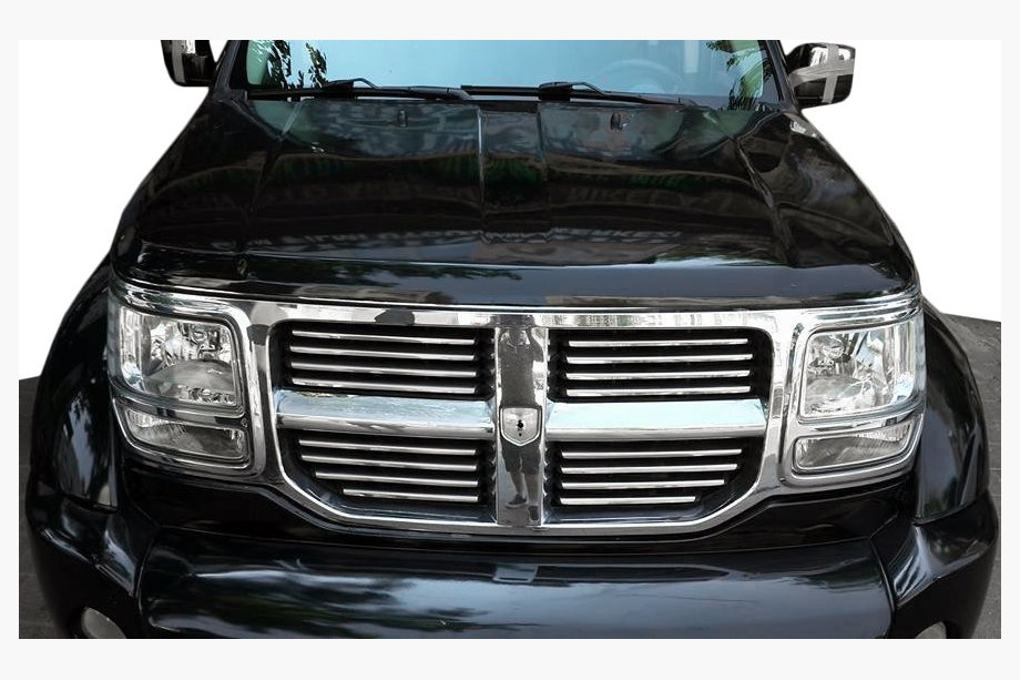 Dodge Nitro 2006-2011 гг. Хромированные накладки на решетку радиатора (нержавейка) Image