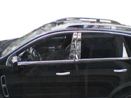 Opel Antara 2006-2017 гг. Комплект хромированных молдингов вокруг боковых окон нержавейка фото 1