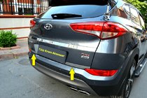 Накладка на молдинг багажника (2 части, нержавейка) фото 1 Накладка на молдинг багажника (2 части, нержавейка) фото 1