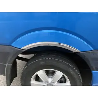 Узкие накладки на арки нержавейка (4 шт) Mercedes Sprinter W906 2006–2018 гг. фото 1
