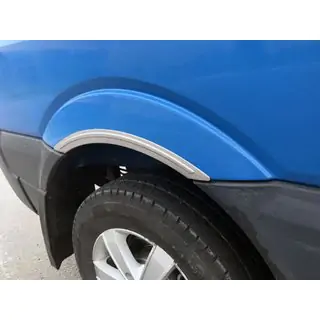 Узкие накладки на арки нержавейка (4 шт) Volkswagen Crafter 2006-2016 гг. фото 1