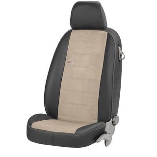 Авточехлы ЭкоКожа+Ткань+Алькантара Antara (8 или 9 мест) Nissan NV300/Primastar 2016- гг. фото 2