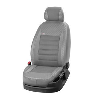 Авточехлы ЭкоКожа+Ткань+Алькантара Vip Elite 2020 (Передние) Citroen Berlingo 2008-2018 гг. фото 2