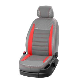 Авточехлы ЭкоКожа+Ткань+Алькантара Vip Elite 2020 (Передние) Citroen Berlingo 2008-2018 гг. фото 4