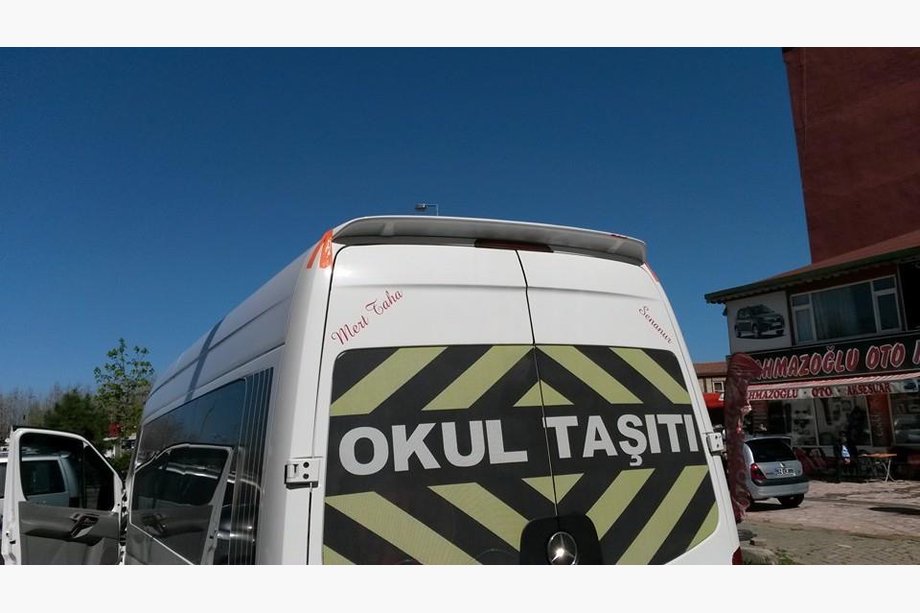 Volkswagen Crafter 2006-2016 гг. Спойлер Anatomik (узкая модель, грунтованный под покраску) Фото 7