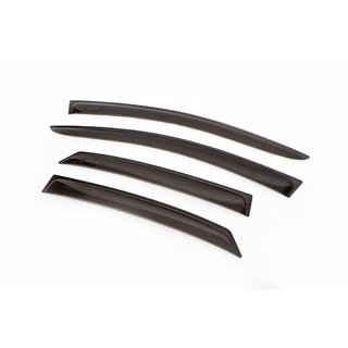 Ветровики SD (4 шт, ANV) Volkswagen Polo 2010-2017 гг. фото 1