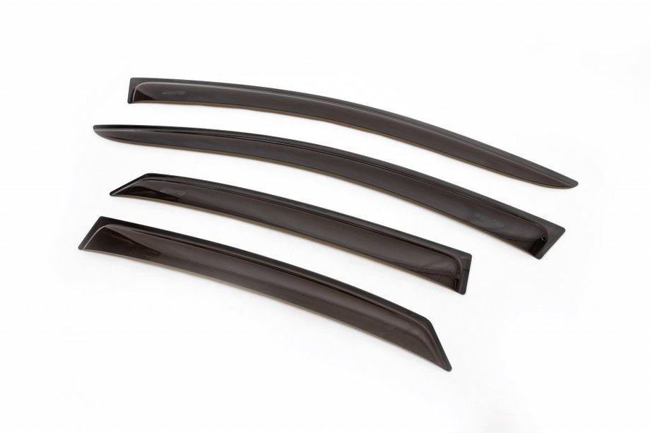 Volkswagen Polo 2010-2017 гг. Ветровики SD (4 шт, ANV) Image