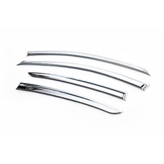 Хромированные Ветровики SD (4 шт, Корея) Chevrolet Cruze 2009-2015 гг. фото 1