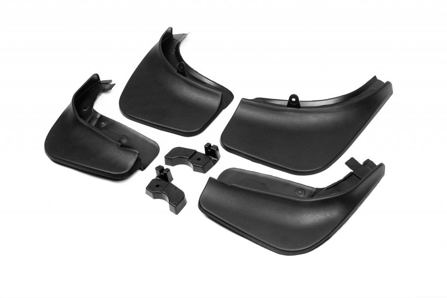 Volkswagen Touareg 2010-2018 гг. Брызговики Premium (DongMart, 4 шт) Image