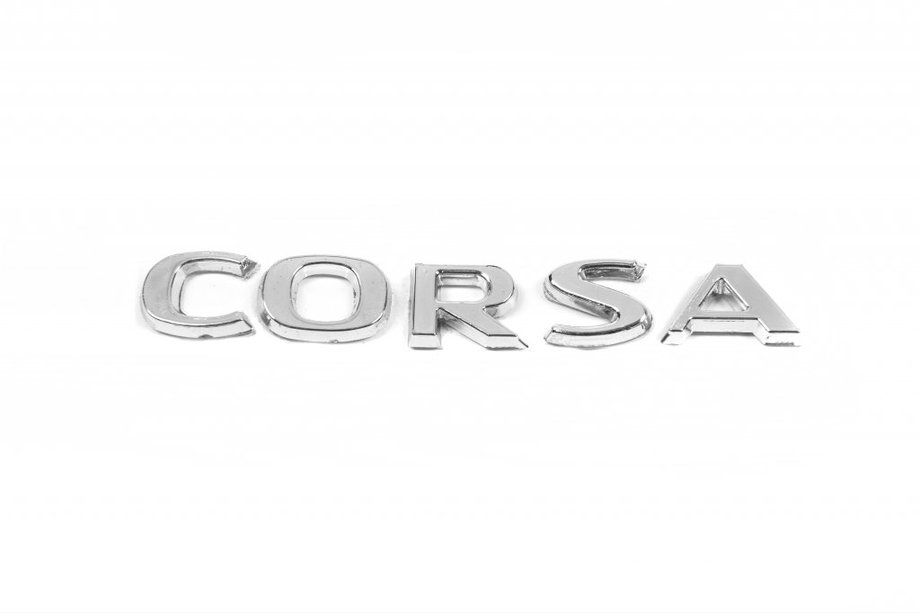Opel Corsa B 1993-2004 гг. Надпись Corsa 12.5см x 1.6см Image