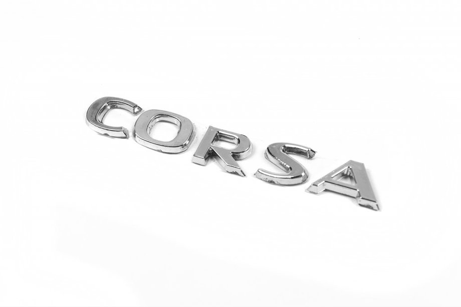 Opel Corsa C 2000-2006 гг. Надпись Corsa 12.5см x 1.6см Фото 3