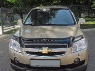 Chevrolet Captiva 2006-2019 гг. Дефлектор капота 2006-2011 (VIP) фото 1