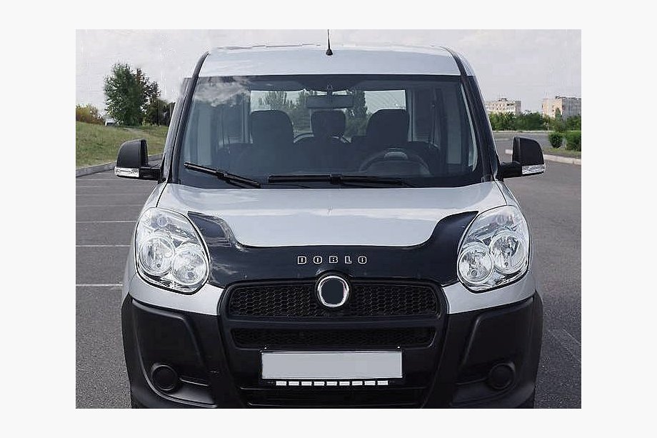 Fiat Doblo II 2010-2022 гг. Дефлектор капота VIP (2010-2015) Image