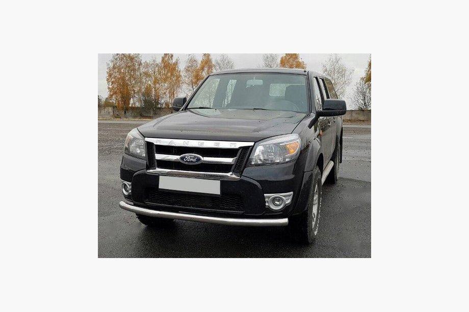 Ford Ranger 2007-2011 гг. Передняя защита ST008 (нержавейка) Image