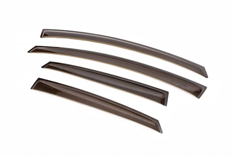 Ford Fiesta 2017- гг. Ветровики SD (4 шт, ANV) Image