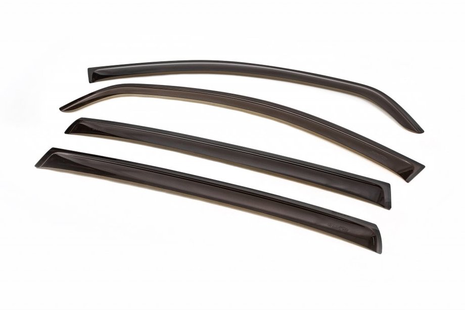 Dacia Sandero 2007-2013 гг. Ветровики на окна (4 шт, ANV) Image