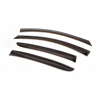 Ветровики на окна (4 шт, ANV) Renault Fluence 2009-2016 гг. фото 1