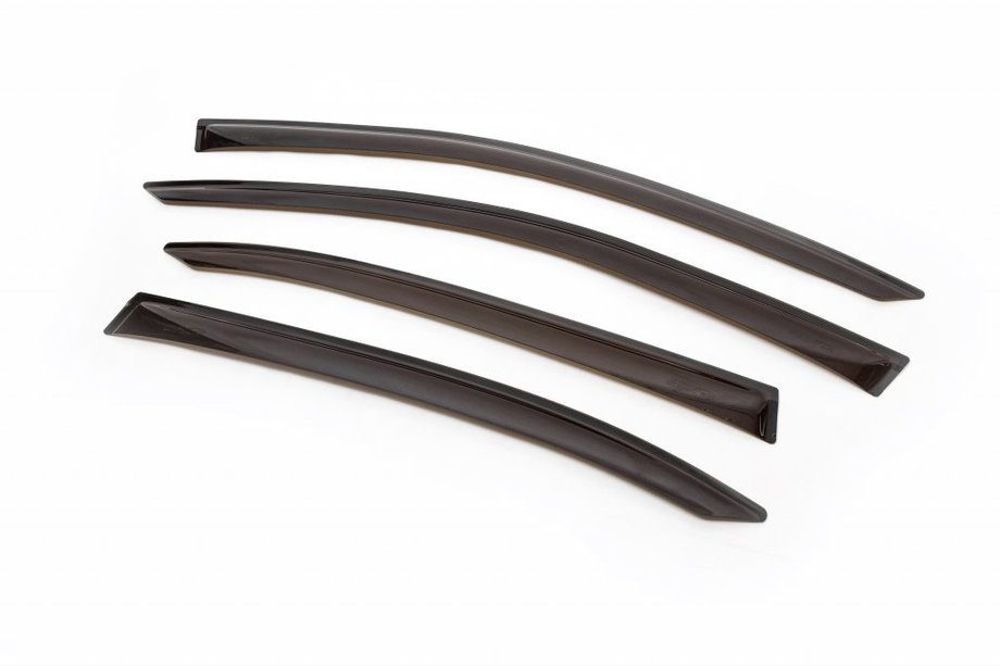 Skoda Octavia II A5 2010-2013 гг. Ветровики LiftBack (4 шт, ANV) Image